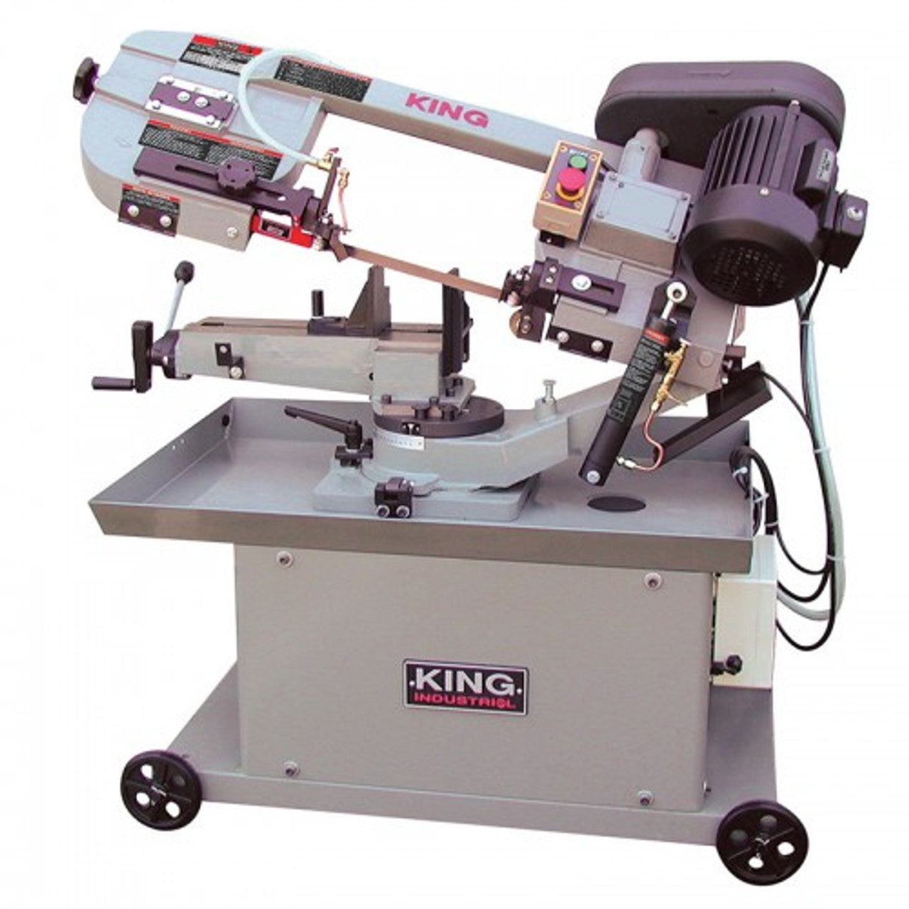 King Industrial KING-KC-712DS 7 X 12in Metal Cutting Dual Swivel Bandsaw