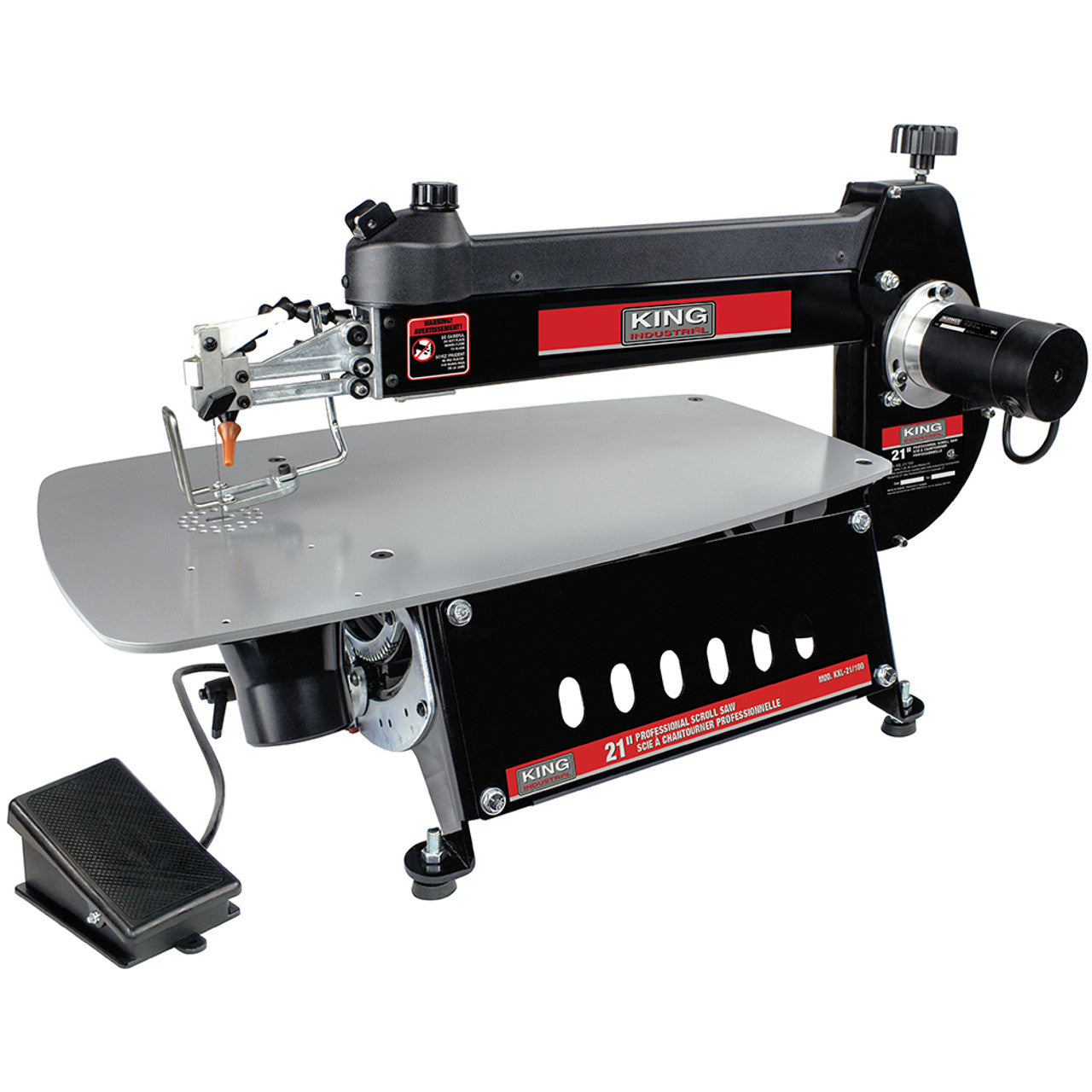 King Industrial KING-KXL-21/100 21in Professional Scroll Saw