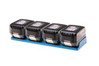 48 Tools BH-MAK-BLU-04 Makita 18V 4-Unit Battery Holder