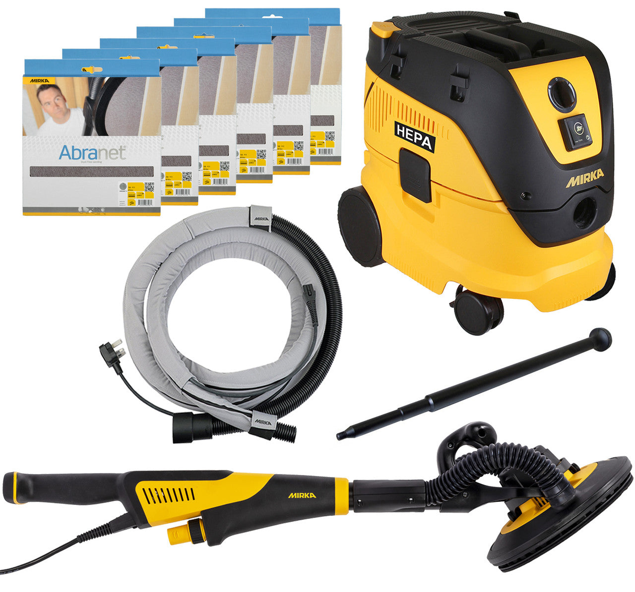 Mirka Abrasives MIR-MCA-LEROSS-CD 9in/5mm LEROS-S Wall Sander Kit