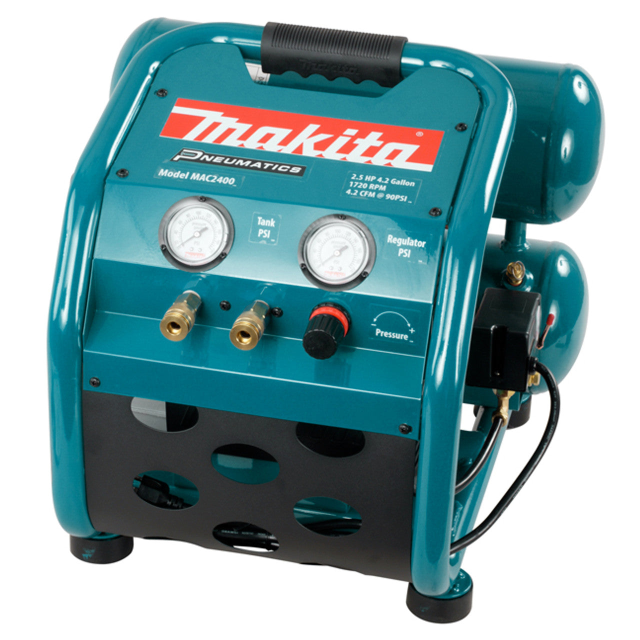 Makita MAK-MAC2400 4.2gal 4.2CFM Oil-Lubricated Compressor