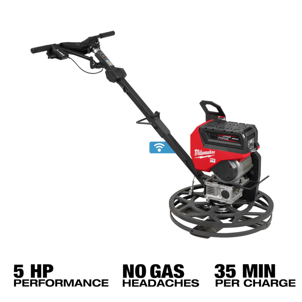 Milwaukee MIL-MXF324-2HD MX FUEL 24in Walk-Behind Edging Trowel Kit