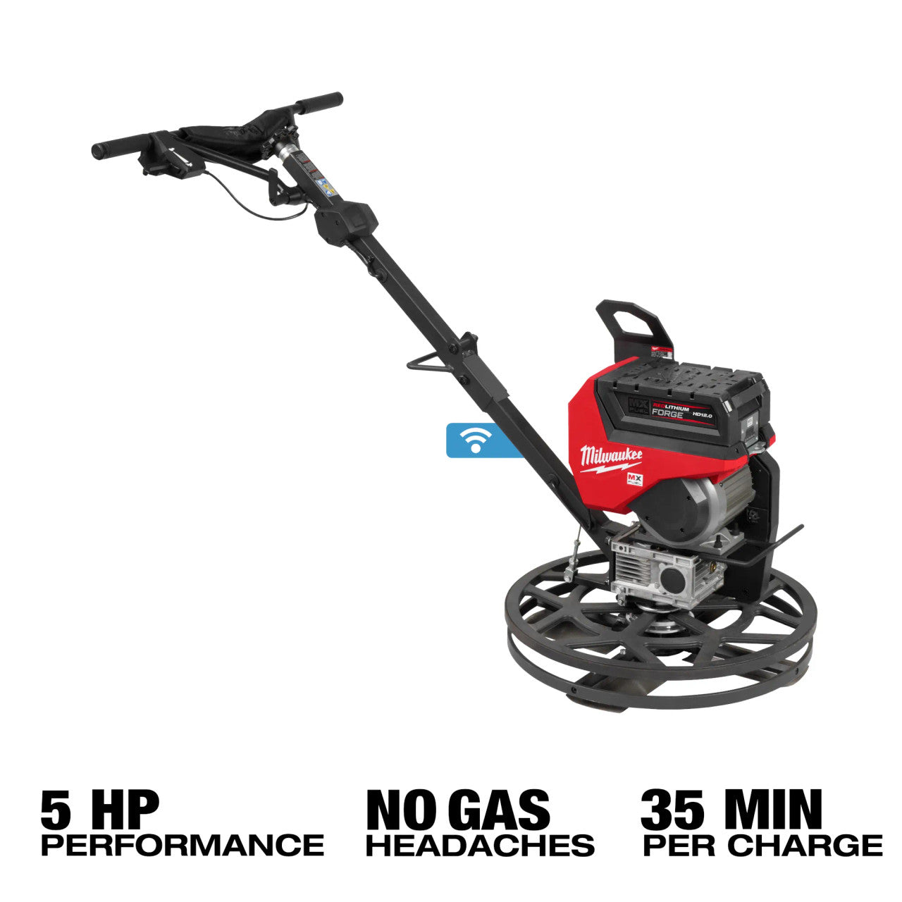 Milwaukee MIL-MXF324-2HD MX FUEL 24in Walk-Behind Edging Trowel Kit