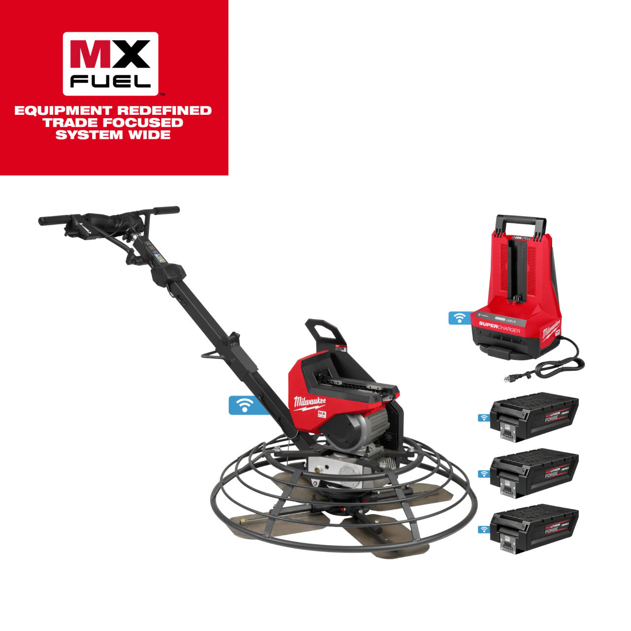 Milwaukee MIL-MXF336-3HD MX FUEL 36in Walk-Behind Trowel Kit