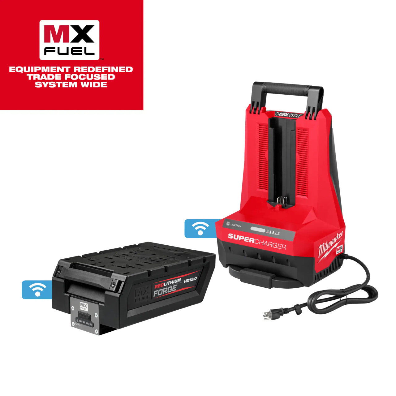 Milwaukee MIL-MXFSC-1HD12 MX FUEL REDLITHIUM Forge Hd12.0 Battery/super Charger Kit