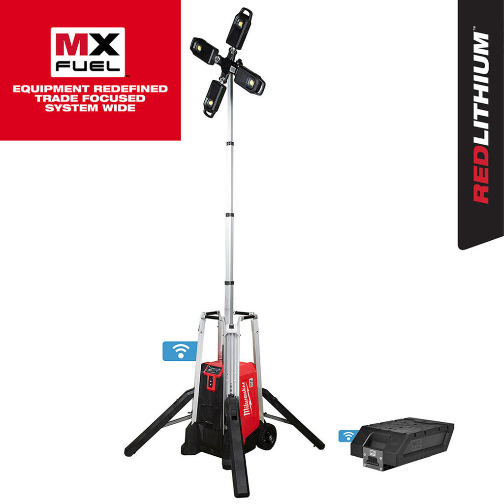 Milwaukee MIL-MXF041-1XC MX FUEL ROCKET Tower Light/Charger XC406 6.0Ah Kit