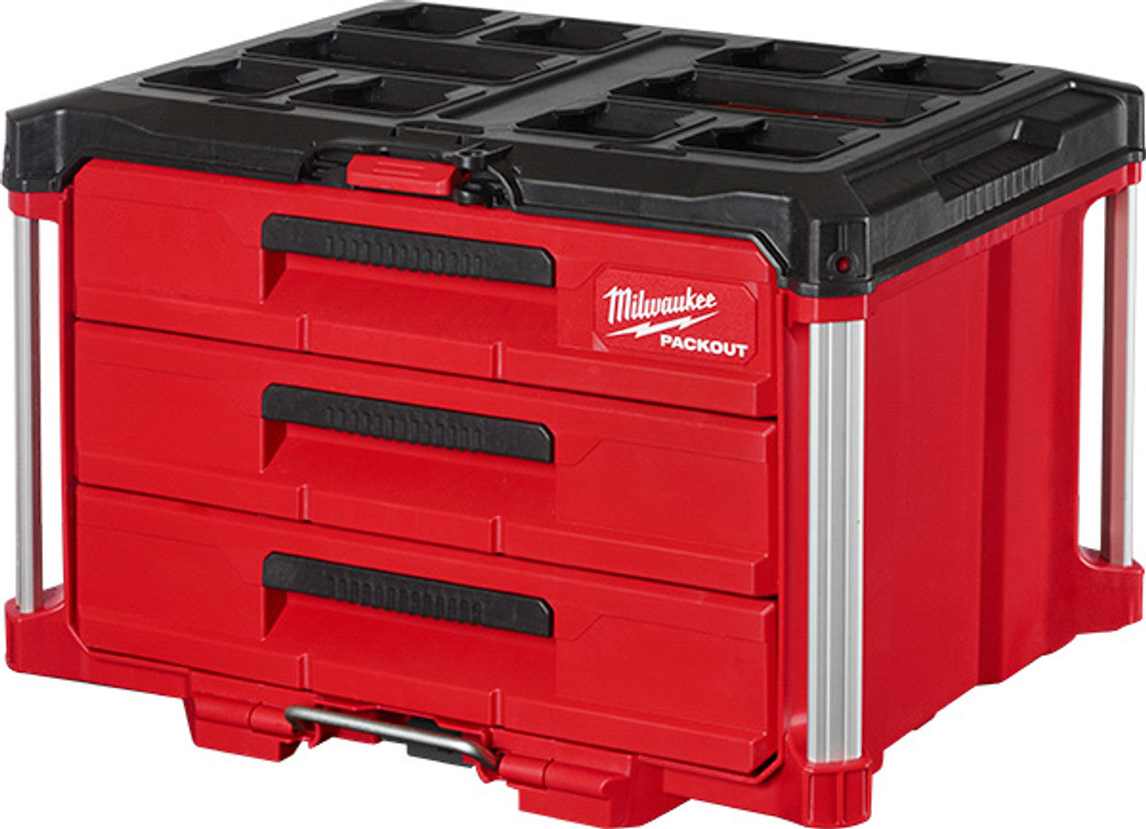 Milwaukee MIL-48-22-8443 PACKOUT 3-Drawer Tool Box