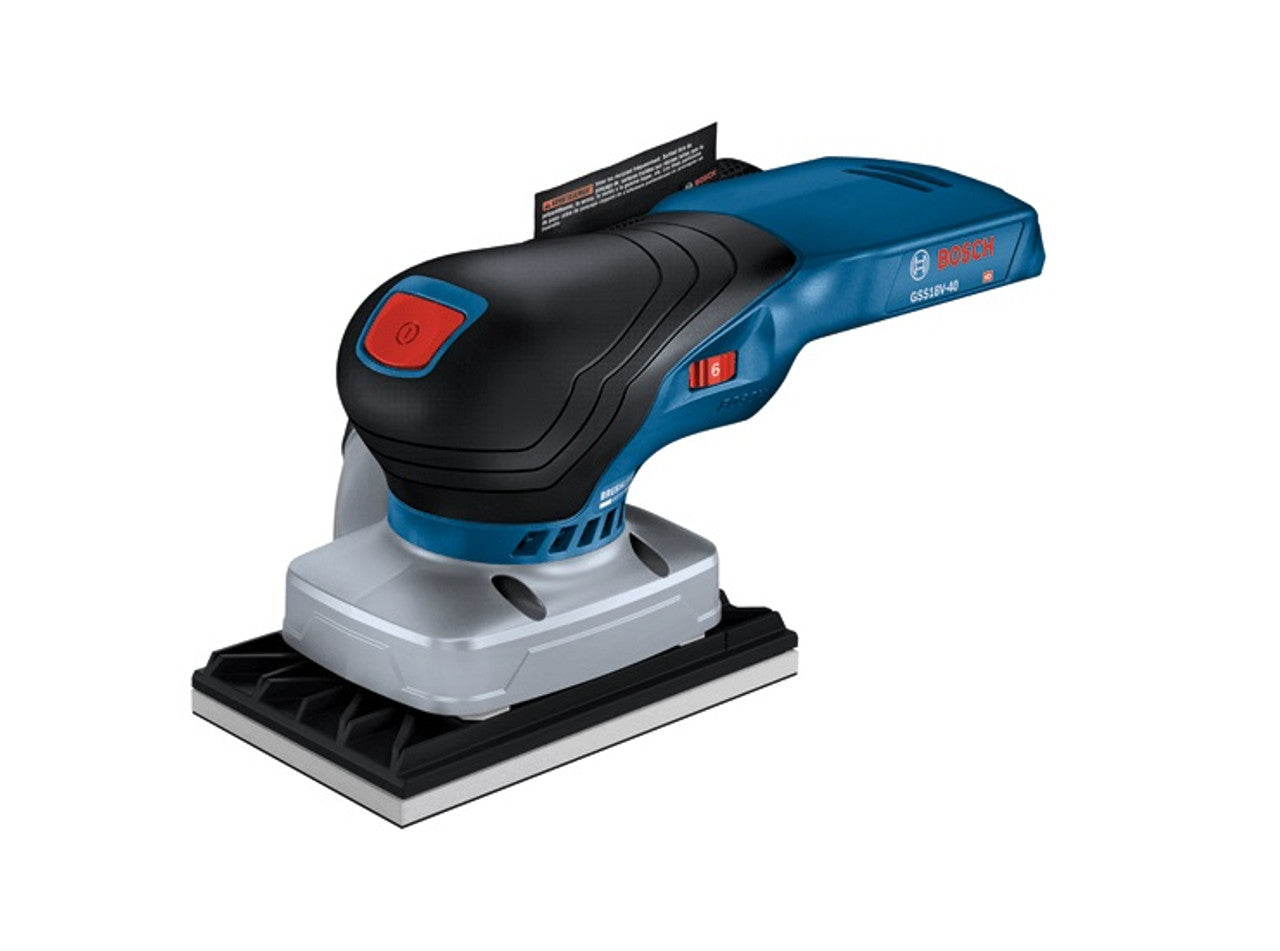 Bosch BOS-GSS18V-40N 18V 1/4in Sheet Orbital Finishing Sander (Bare Tool)