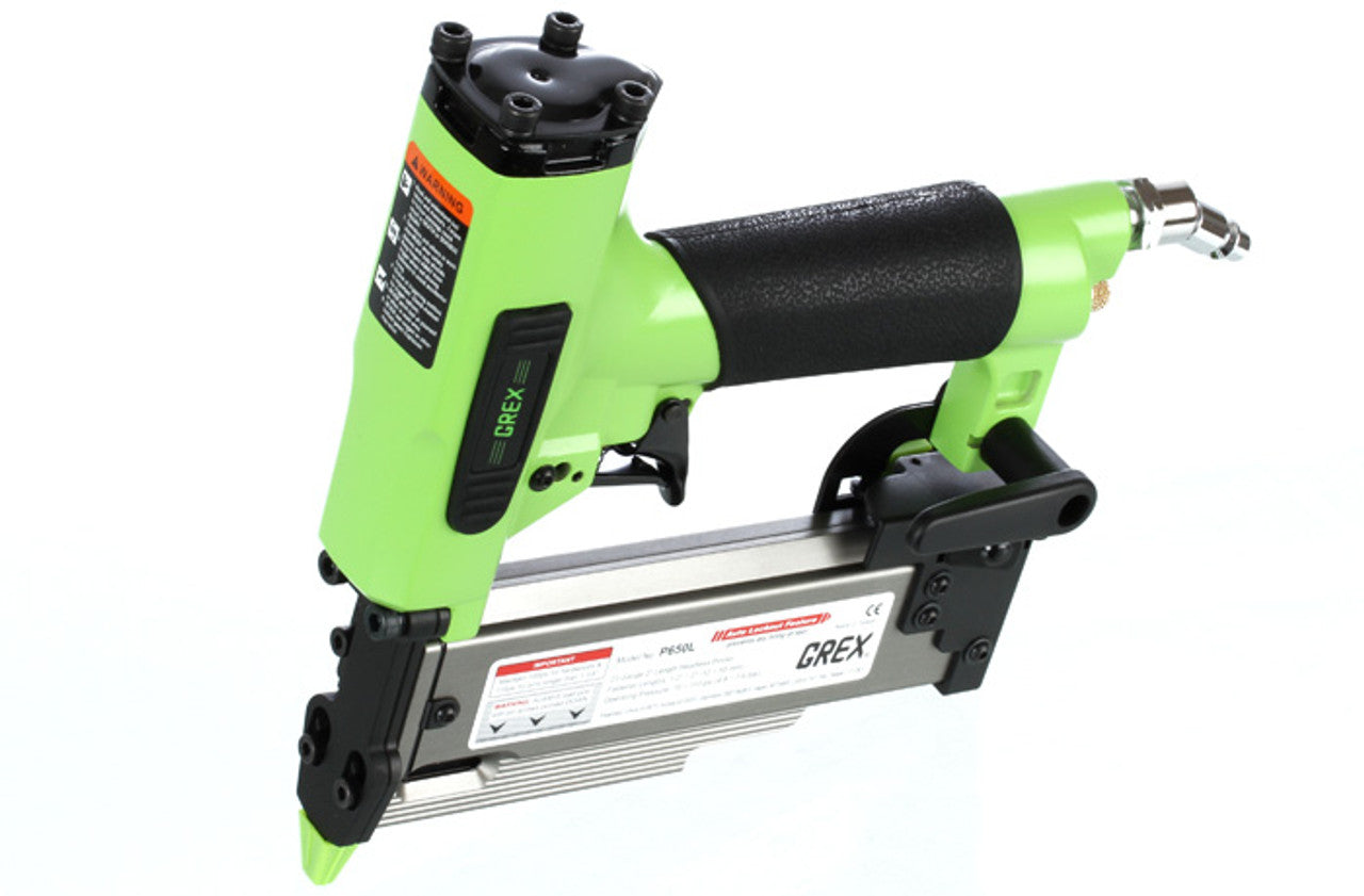 GREX Tools GREX-P650LXE 23ga 2in Headless Pinner 1 Touch Over Ride Lock Out