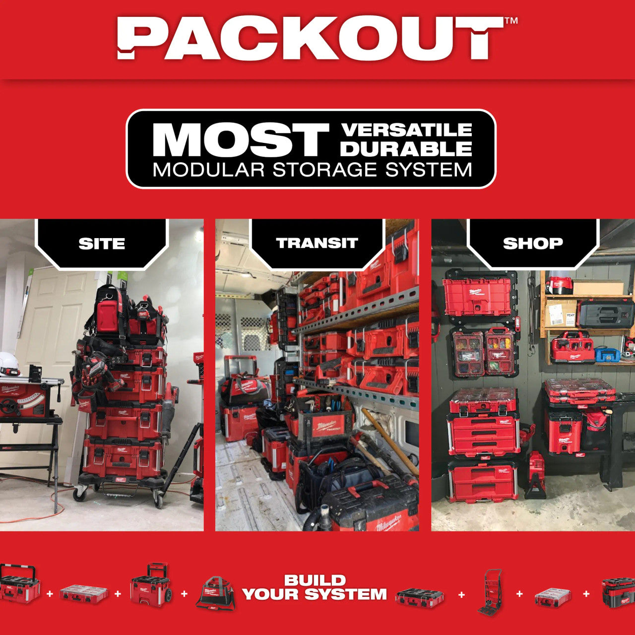 Milwaukee MIL-48-22-8444 PACKOUT 4 Drawer Tool Box