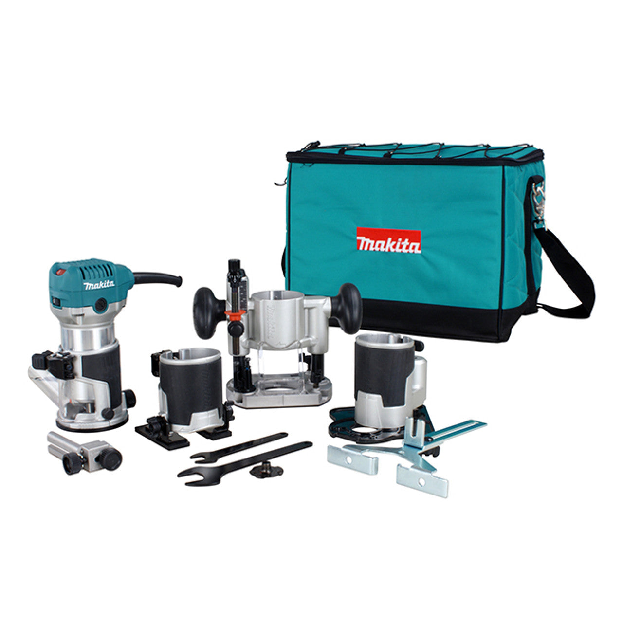 Makita MAK-RT0701CX8 4 Base Router Trim Kit