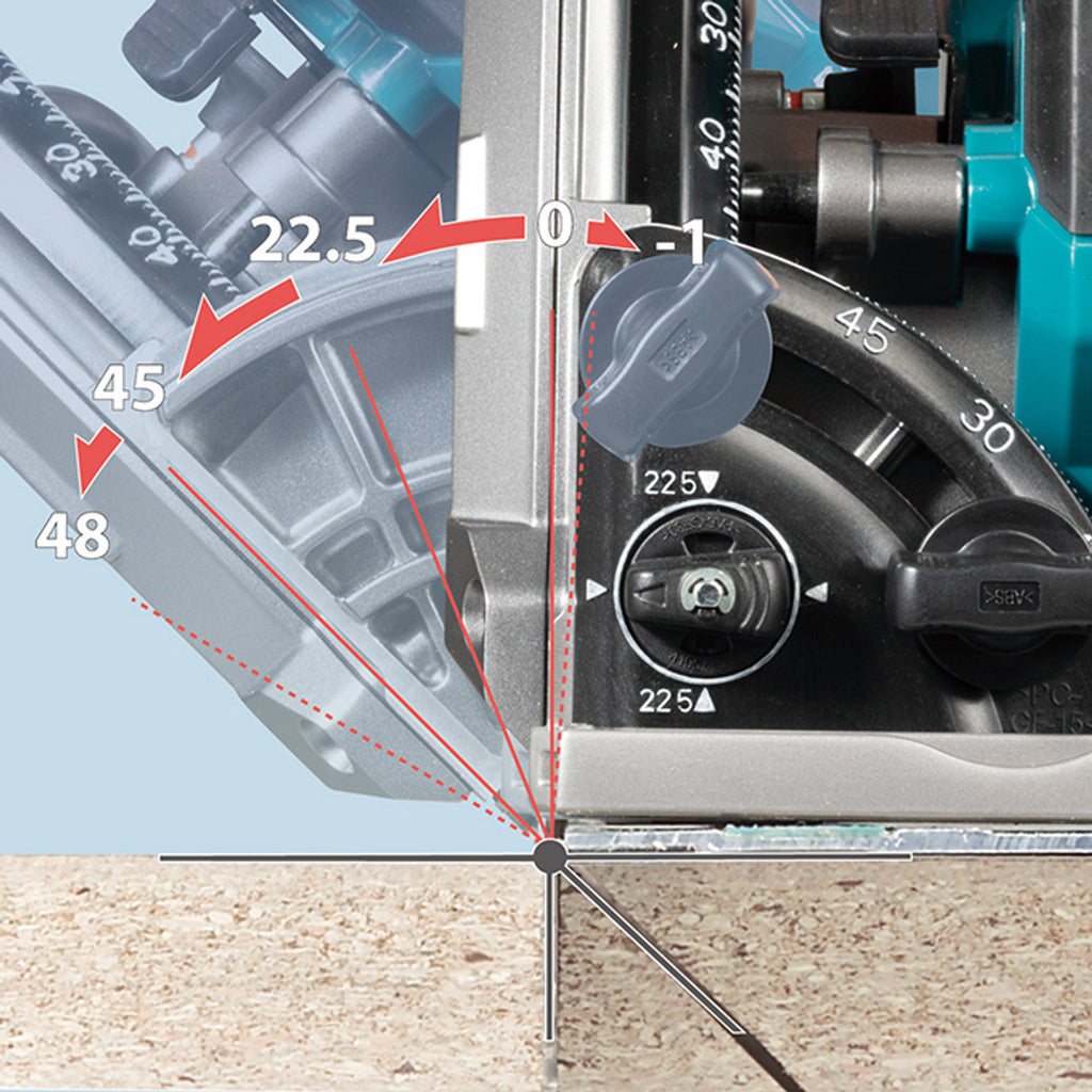 Makita MAK-SP001GT102-KIT 40V MAX XGT 6-1/2in Plunge Cut Circular Saw 5.0Ah Kit