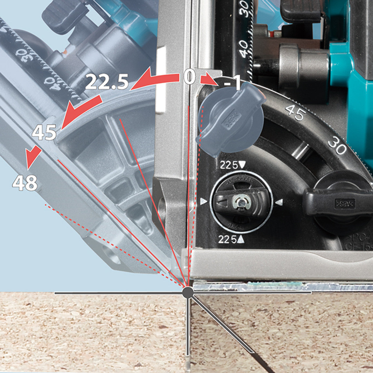 Makita MAK-SP001GT102-KIT 40V MAX XGT 6-1/2in Plunge Cut Circular Saw 5.0Ah Kit