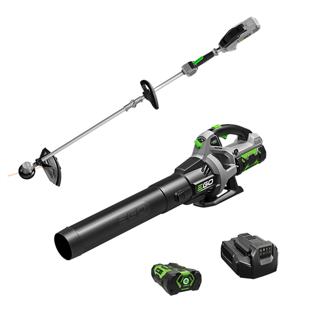 EGO Power EGO-ST1502LB POWER+ 56V 15in String Trimmer and 530 CFM Blower 2.5Ah Kit