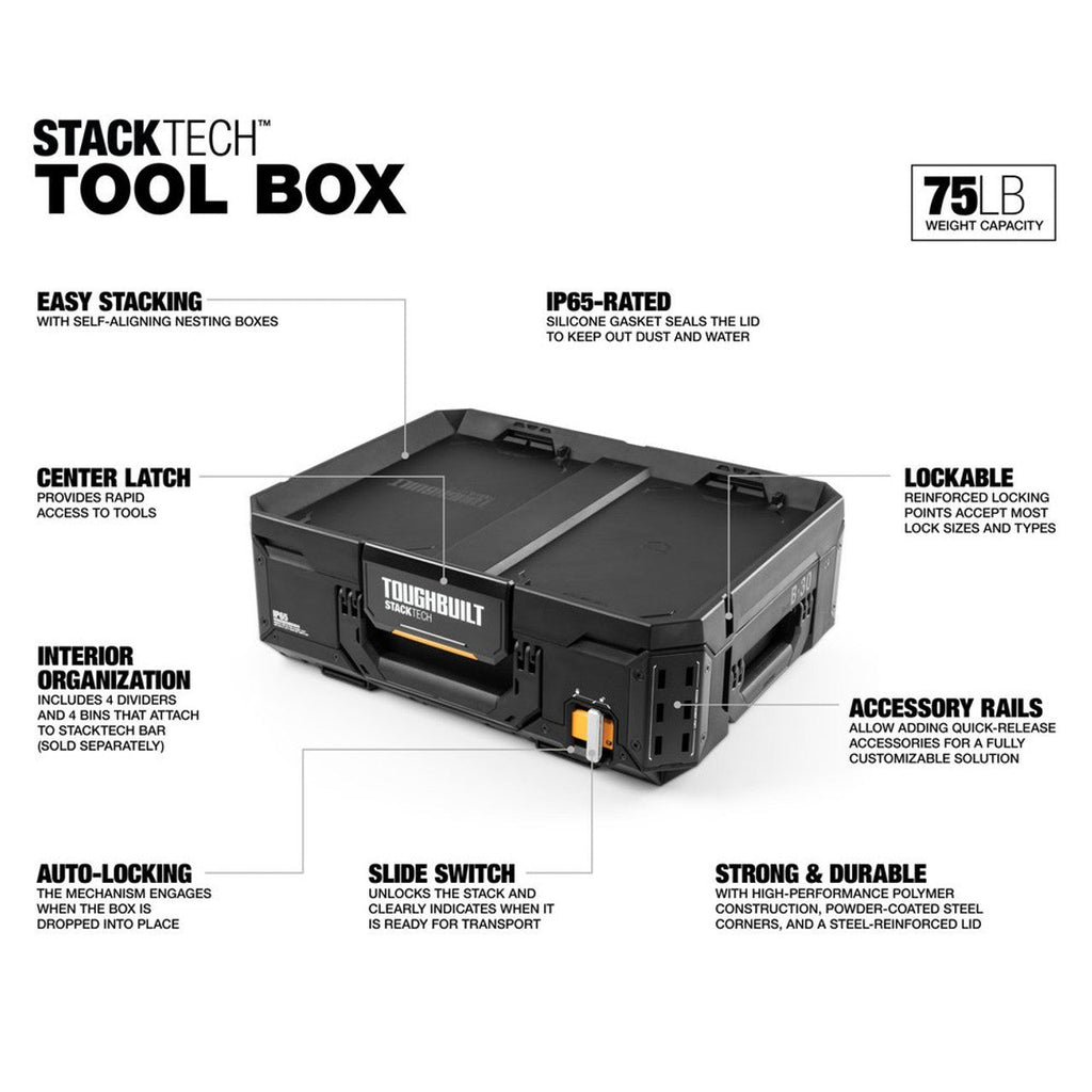 ToughBuilt TB-B1-B-30 StackTech Tool Box
