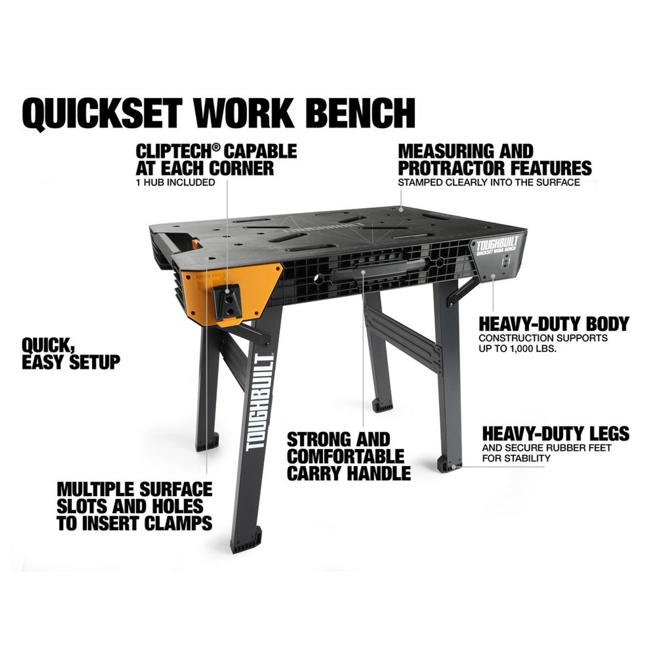 ToughBuilt TB-WB700 Quickset Work Bench