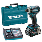 Makita MAK-TD001GM103 XGT 40V (4.0 Ah) MAX Li-Ion 1/4in Impact Driver Kit