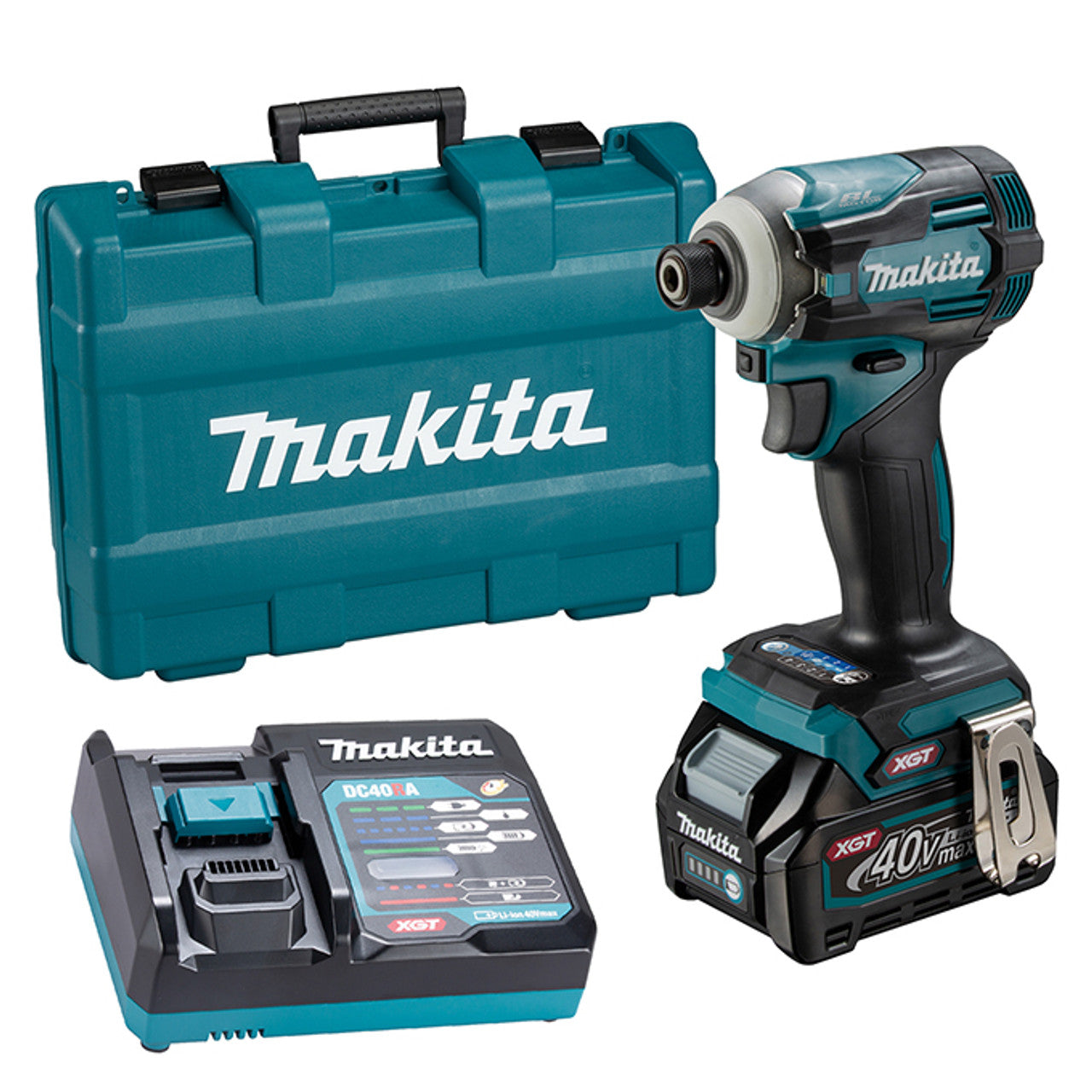 Makita MAK-TD001GM103 XGT 40V (4.0 Ah) MAX Li-Ion 1/4in Impact Driver Kit