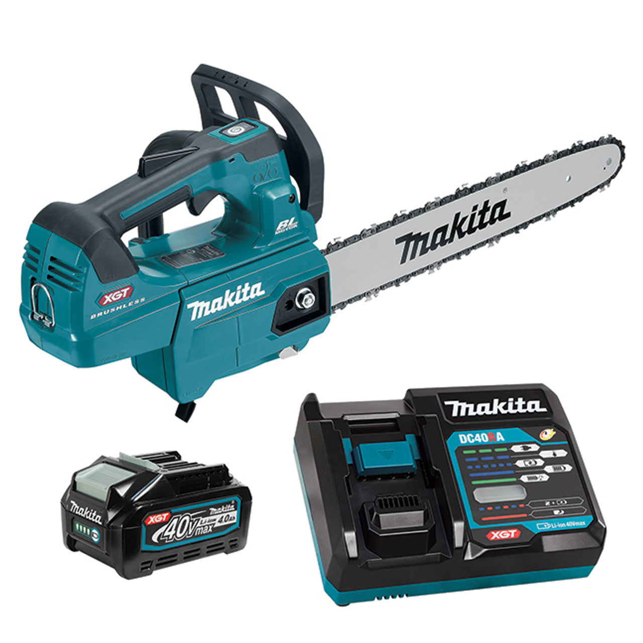 Makita MAK-UC005GM101 40V XGT 16in Top Handle Chainsaw 4.0Ah Kit
