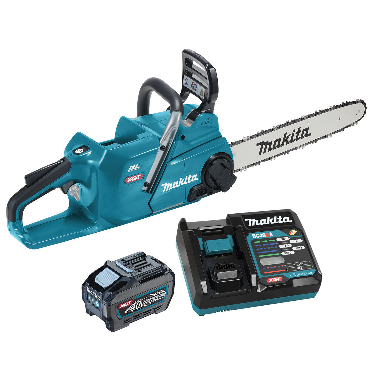Makita MAK-UC016GT101 40V MAX XGT 16in Rear Handle Chainsaw With Wet Guard 5.0Ah Kit