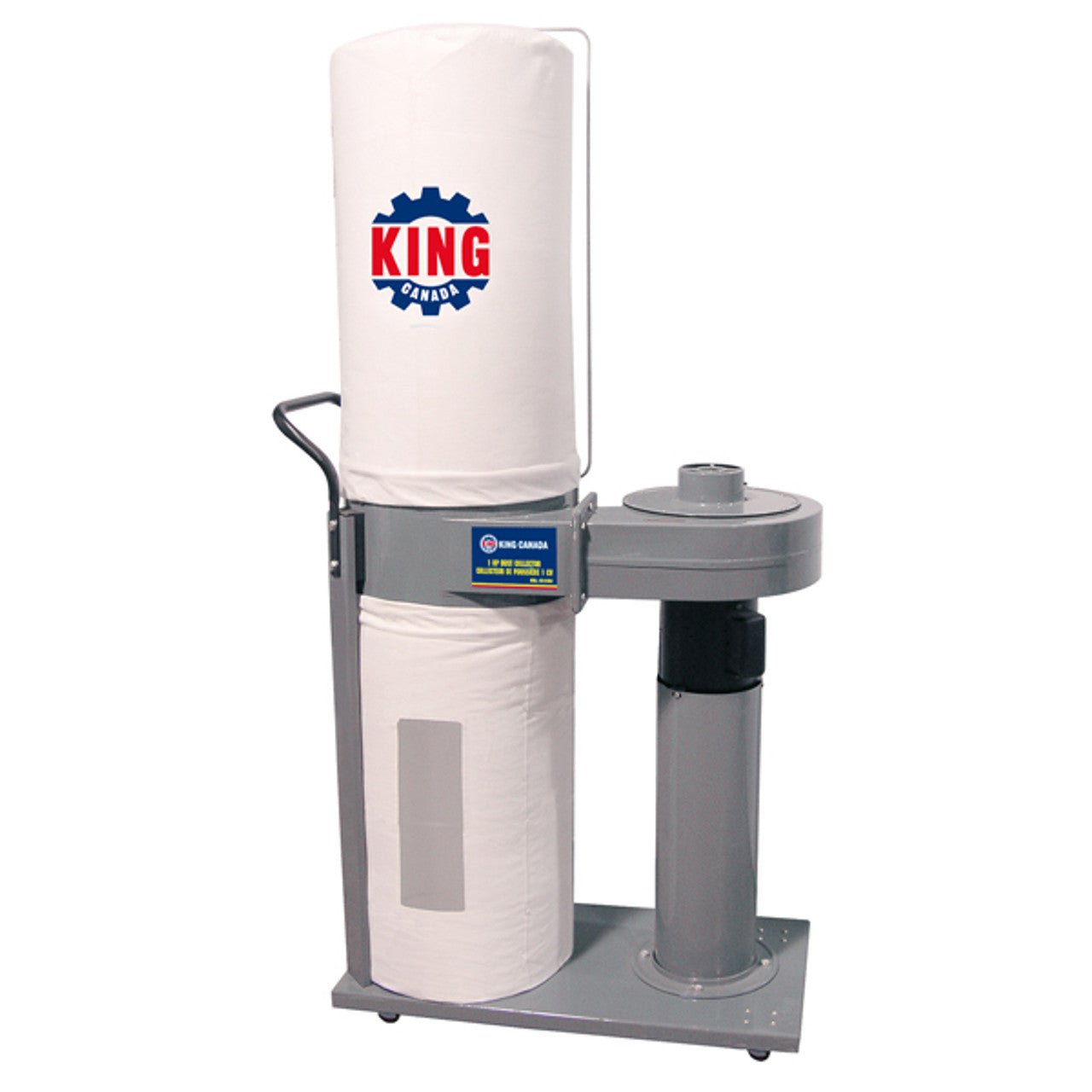 King Canada KING-KC-2105C 1HP Two Bag Dust Collector