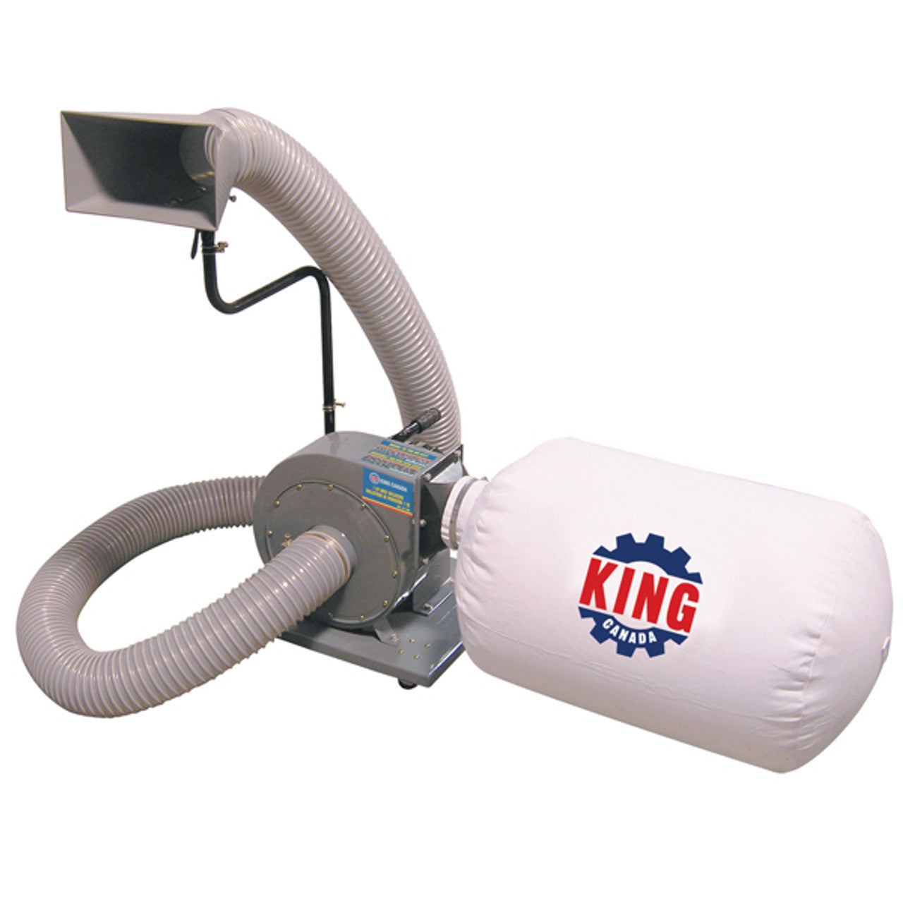 King Canada KING-KC-1105C 1HP 600 CFM Single Bag Dust Collector