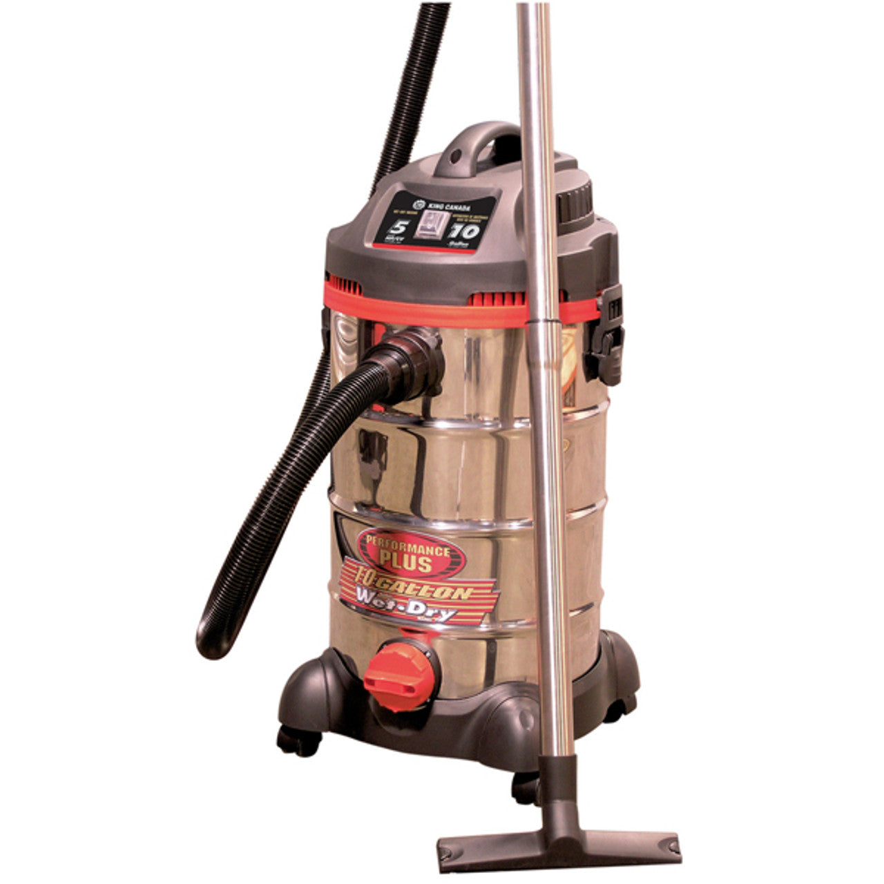 King Performance Plus KING-8540LST 10A Vacuum with Stainless Steel Tank