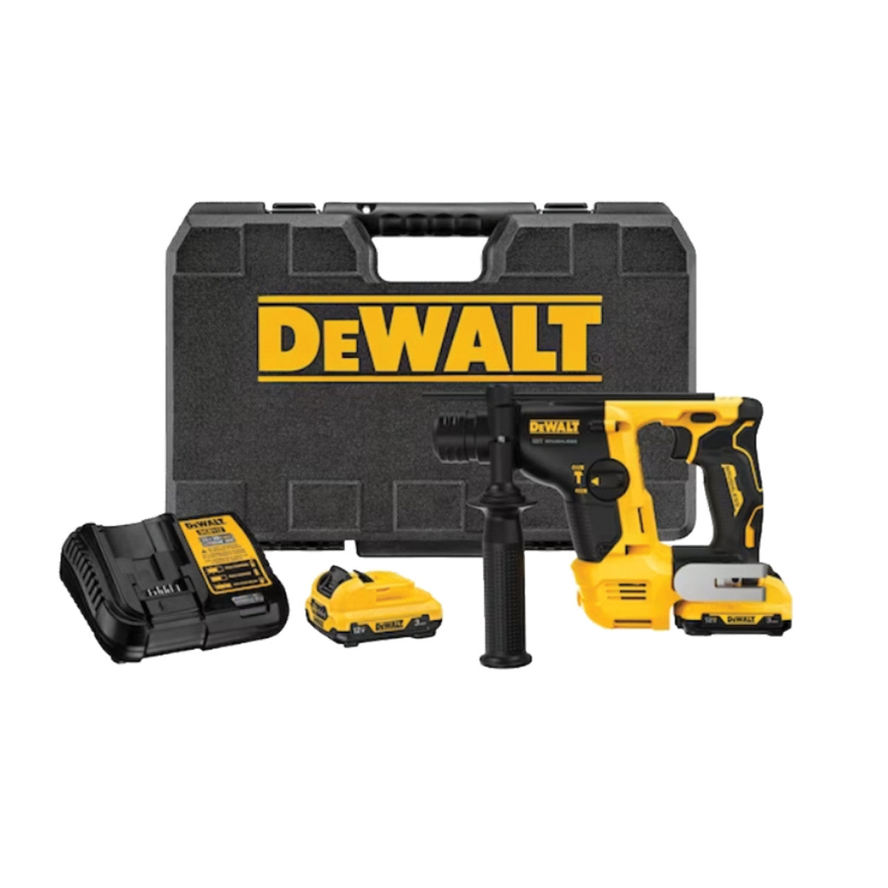 DEWALT DEW-DCH072G2 XTREME 12V MAX 9/16" Brushless Cordless SDS PLUS Rotary Hammer Kit