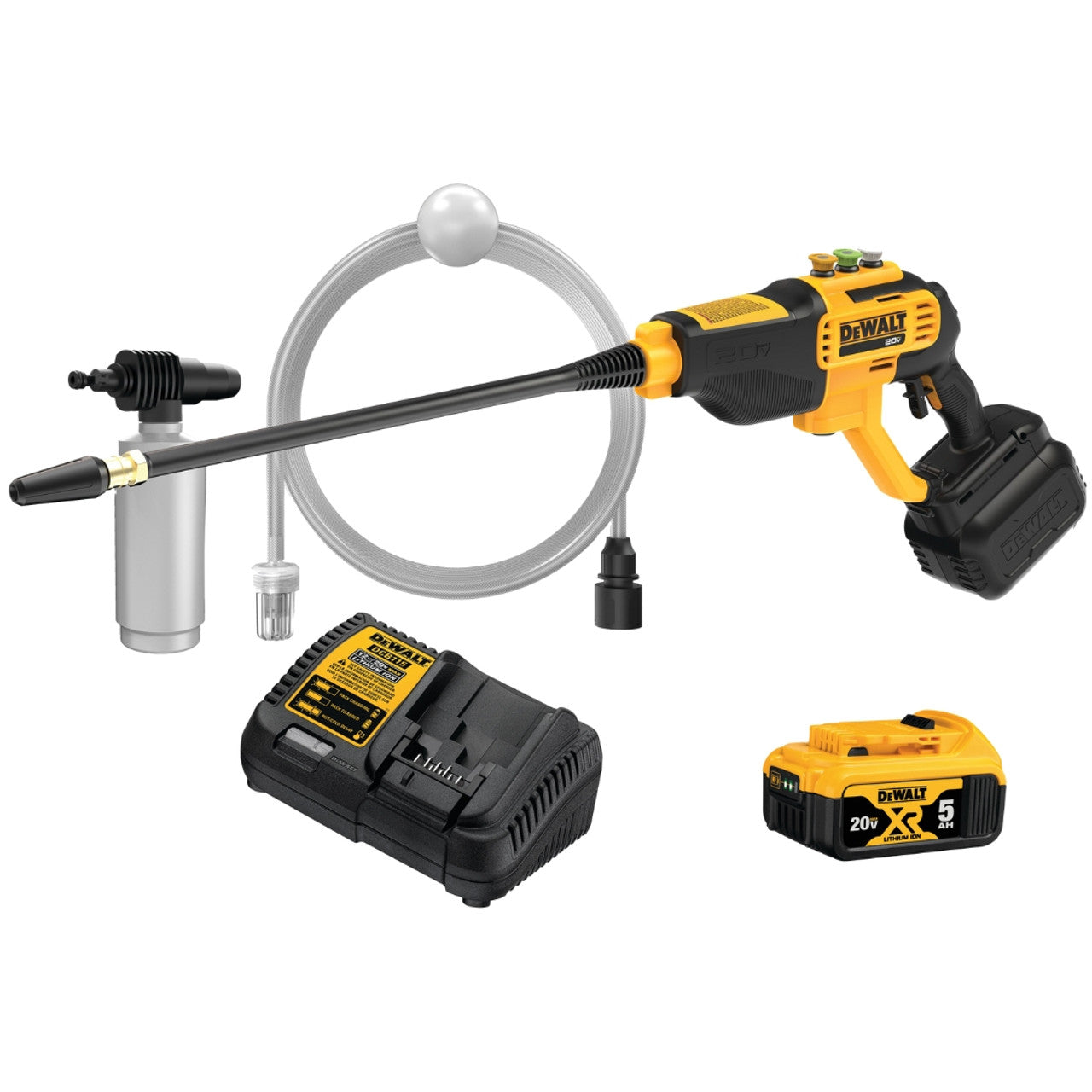 DEWALT DEW-DCPW550P1 20V MAX 550 PSI Cordless Power Cleaner 5.0Ah Kit