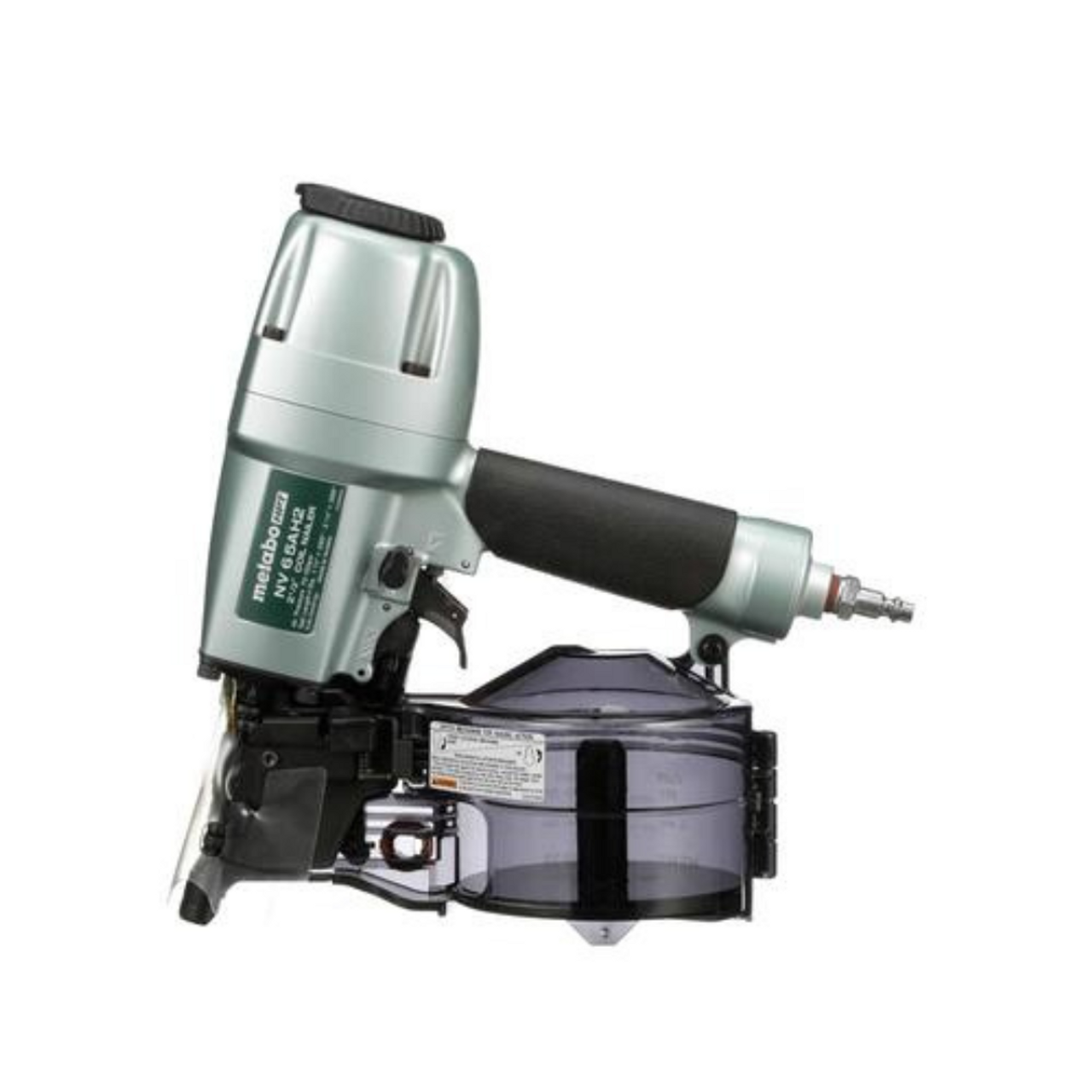 Metabo-HPT HPT-KNV65AH2M Pro Bundle 2-1/2in Coil Siding Nailer with BONUS Impact Driver 5.0Ah Kit