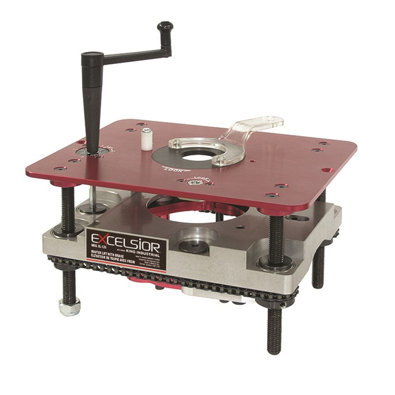 King Canada KING-XL-125 Router Lift With Height Lock