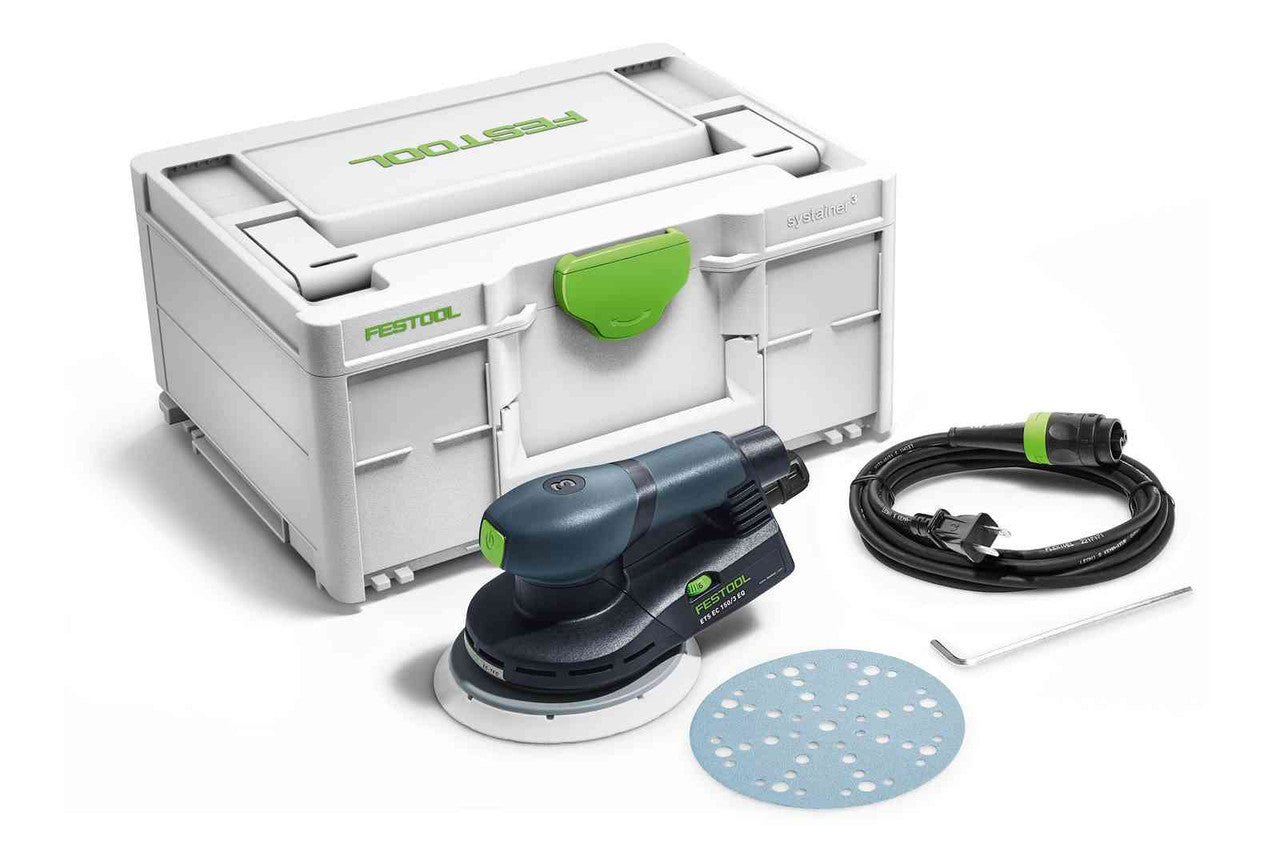 Festool FES-578151 ETS EC 150 6in Sander + NET Abrasive Combo Kit