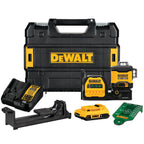 DEWALT DEW-DCLE34030G 20V MAX 3X 360 Green Line Laser 2.0Ah Kit