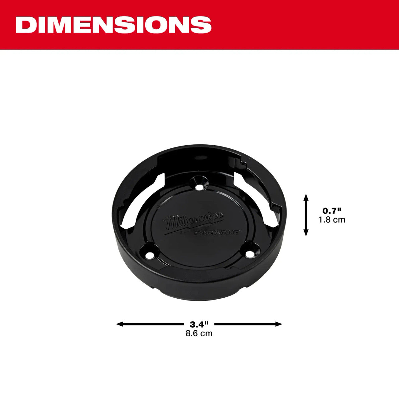 Milwaukee MIL-48-22-8399X PACKOUT Twist to Lock Mount