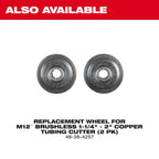 Milwaukee MIL-2479-20 M12 Brushless 1-1/4in - 2in Copper Tubing Cutter
