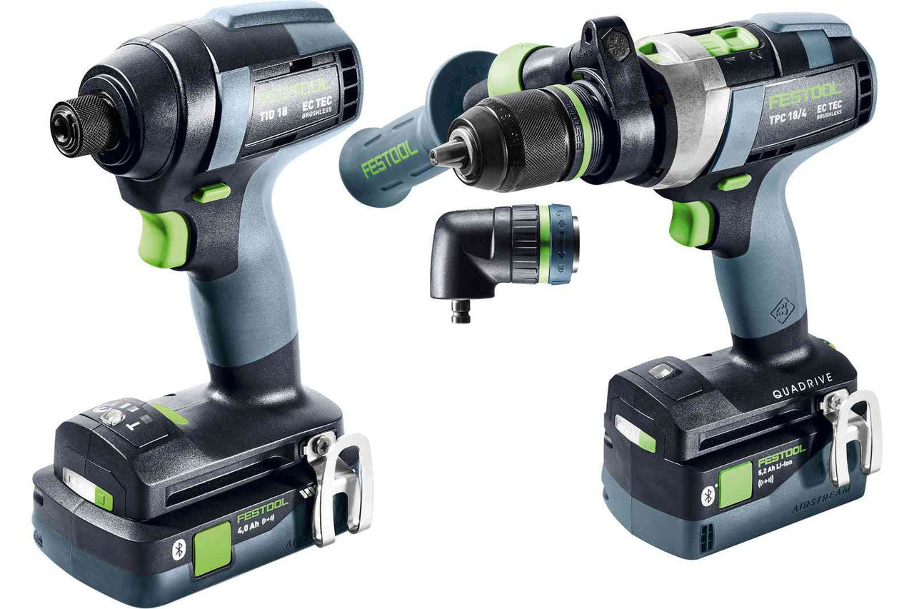 Festool FES-576996 Screwdriver and Drill Bit Set TID 18 HPC I-Set TPC 18/4