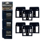 StealthMounts SM-BM-BO18-BLU-6 Battery Mounts for Bosch 18v Dark Blue 6Pk