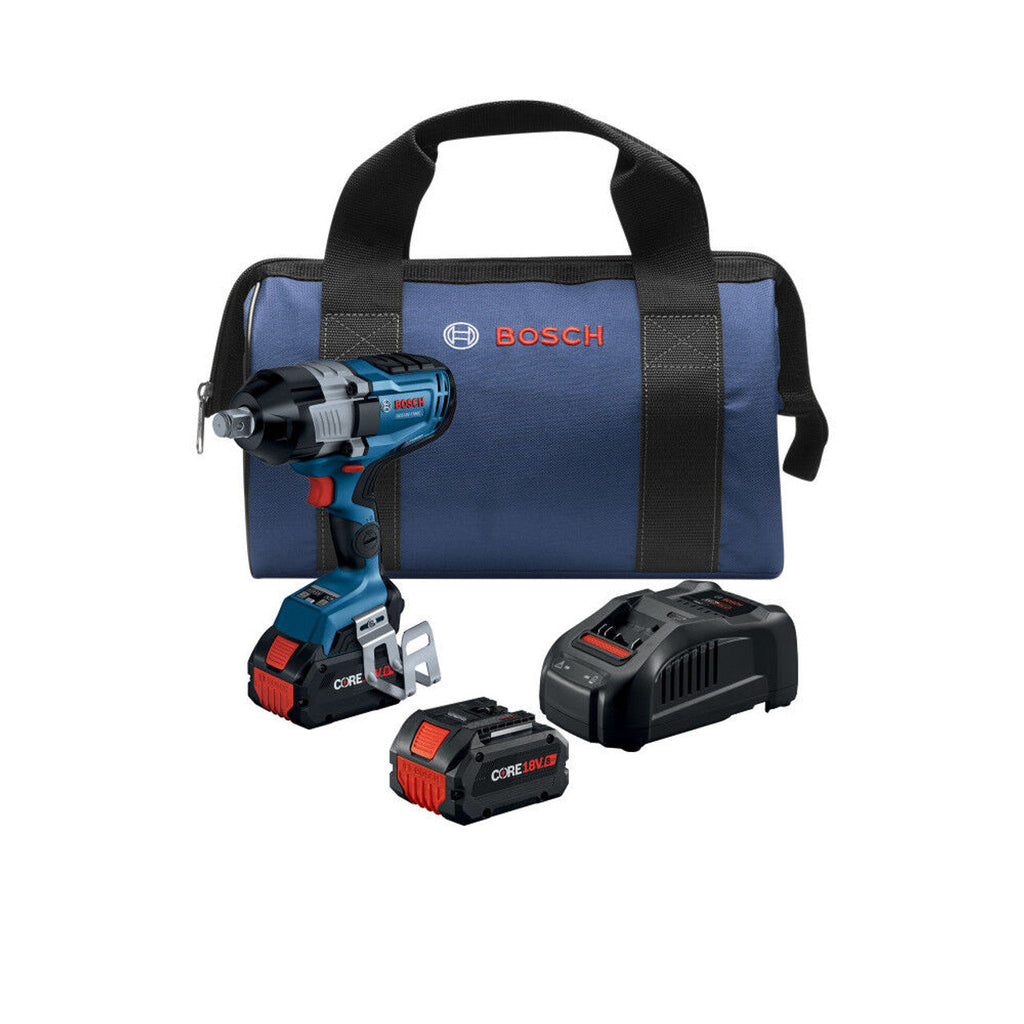 Bosch BOS-GDS18V-1180CB28 18V PROFACTOR Brushless 3/4in High Torque Impact Wrench Kit with (2) 8.0Ah Batteries
