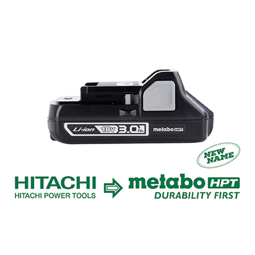 Metabo-HPT HPT-339782 18V 3.0Ah Compact Lithium-Ion Slide Style Battery