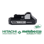 Metabo-HPT HPT-339782 18V 3.0Ah Compact Lithium-Ion Slide Style Battery