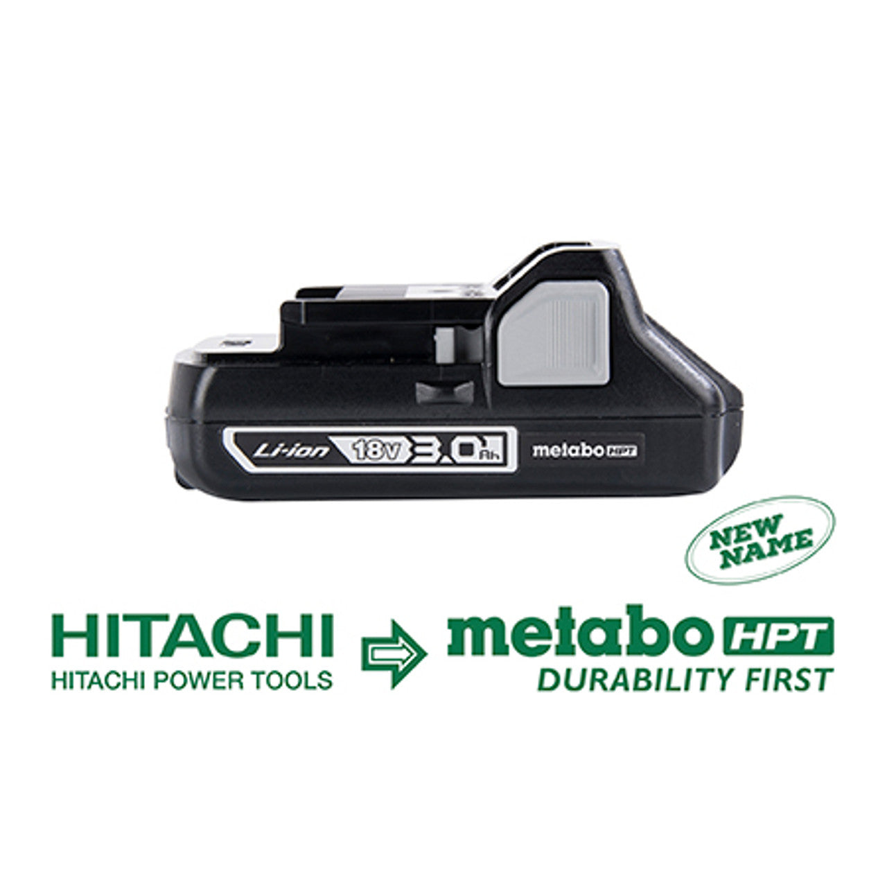 Metabo-HPT HPT-339782 18V 3.0Ah Compact Lithium-Ion Slide Style Battery
