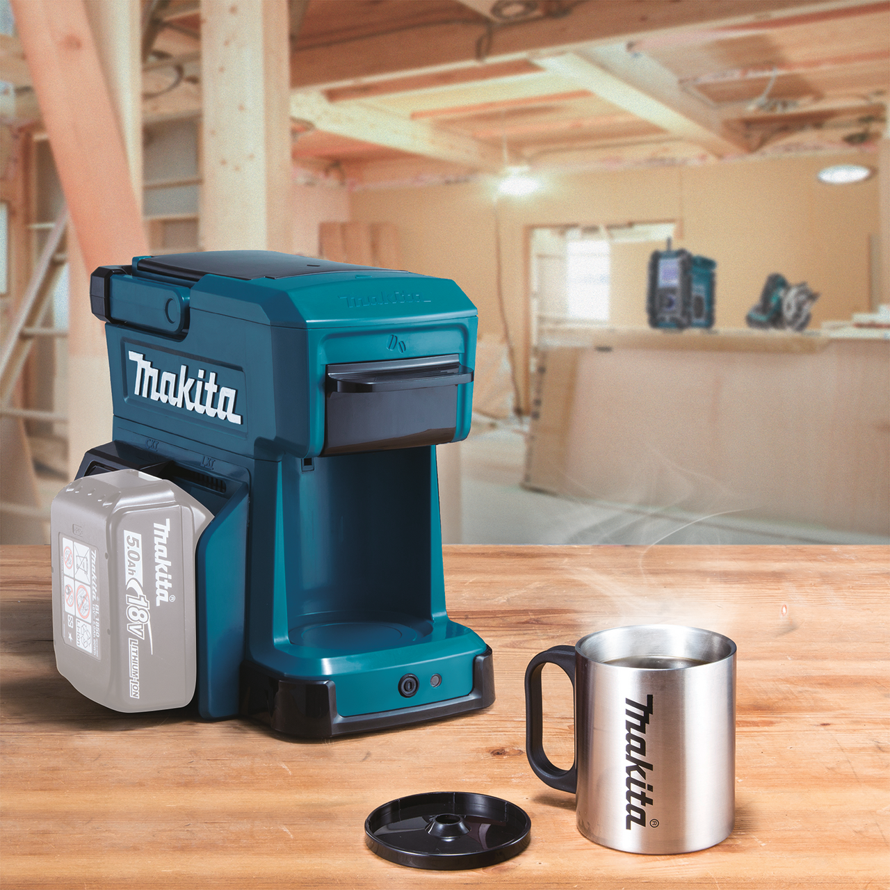 Makita MAK-DCM501Z 18V LXT Or 12V MAX CXT Coffee Maker (Bare Tool)