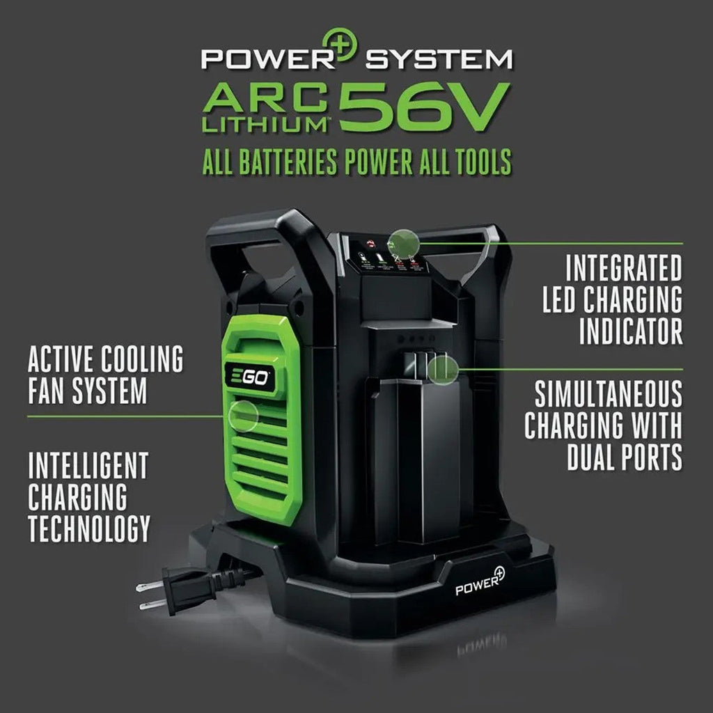 EGO Power EGO-CH2800D POWER+ 56V Dual Port Charger