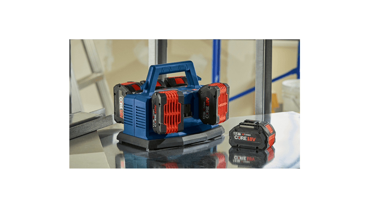 Bosch BOS-GAL18V6-80 18V 6-Bay Lithium-Ion Fast Battery Charger