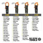 Klein KLE-CL800 Digital Clamp Meter AC Auto-Range TRMS Low Impedance (LoZ) Auto Off