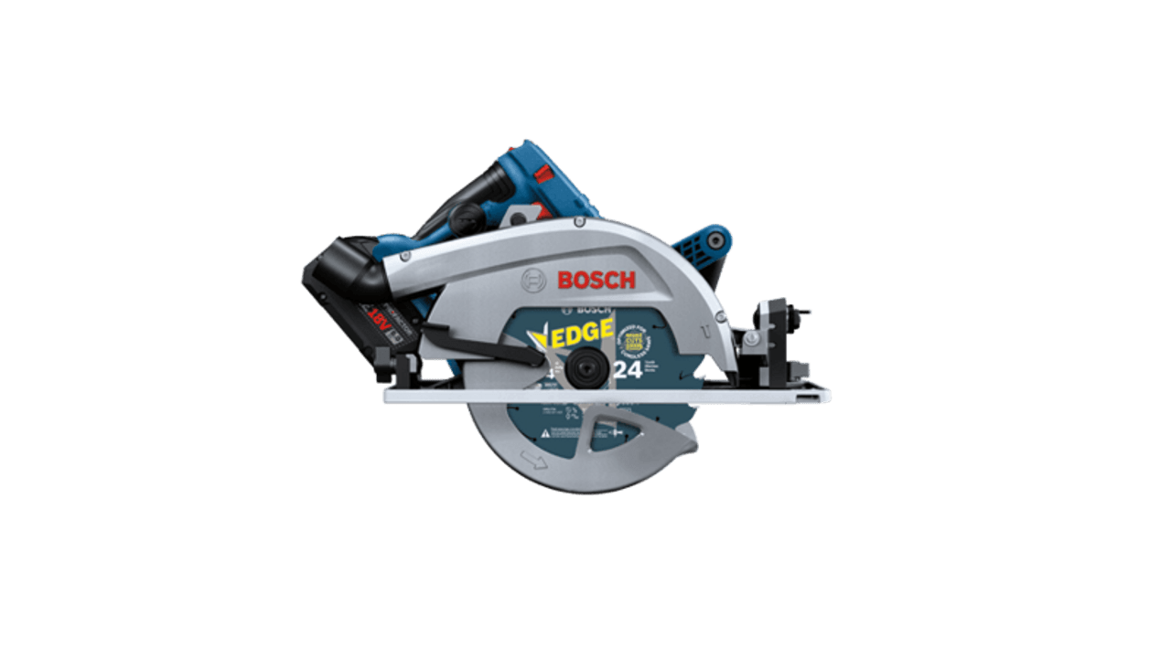 Bosch BOS-GKS18V-25GCB14 PROFACTO 18V Connected-Ready 7-1/4 In. Circular Saw Kit with Track Compatibility and (1) CORE18V 8.0Ah High Power Battery