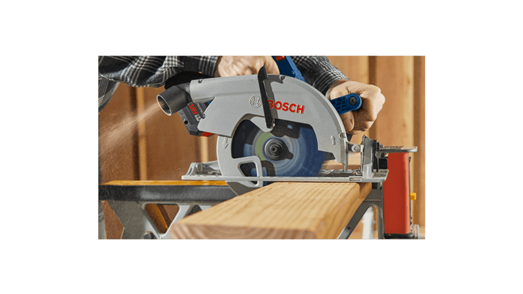 Bosch BOS-GKS18V-25GCB14 PROFACTO 18V Connected-Ready 7-1/4 In. Circular Saw Kit with Track Compatibility and (1) CORE18V 8.0Ah High Power Battery