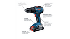 Bosch BOS-GXL18V-233B25 18V 2-Tool Combo Kit with 1/2in Hammer Drill/Driver, Two-in-One Bit/Socket Impact Driver and (2) CORE18V 4.0Ah
