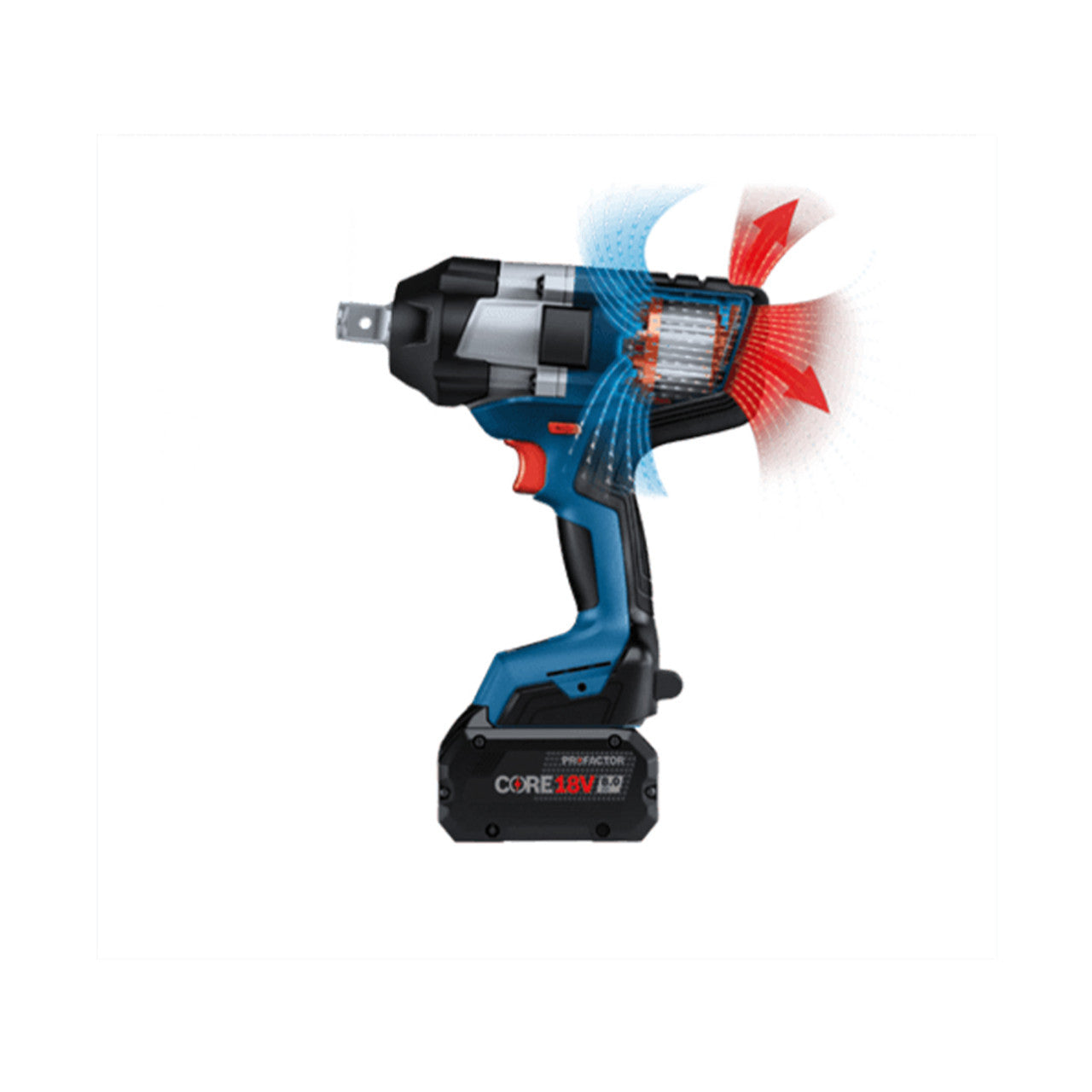 Bosch BOS-GDS18V-770N Profactor 18V 3/4in Impact Wrench with Friction Ring and Thru-Hole (Bare Tool)