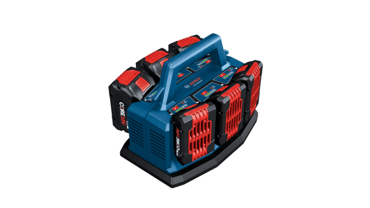 Bosch BOS-GAL18V6-80 18V 6-Bay Lithium-Ion Fast Battery Charger